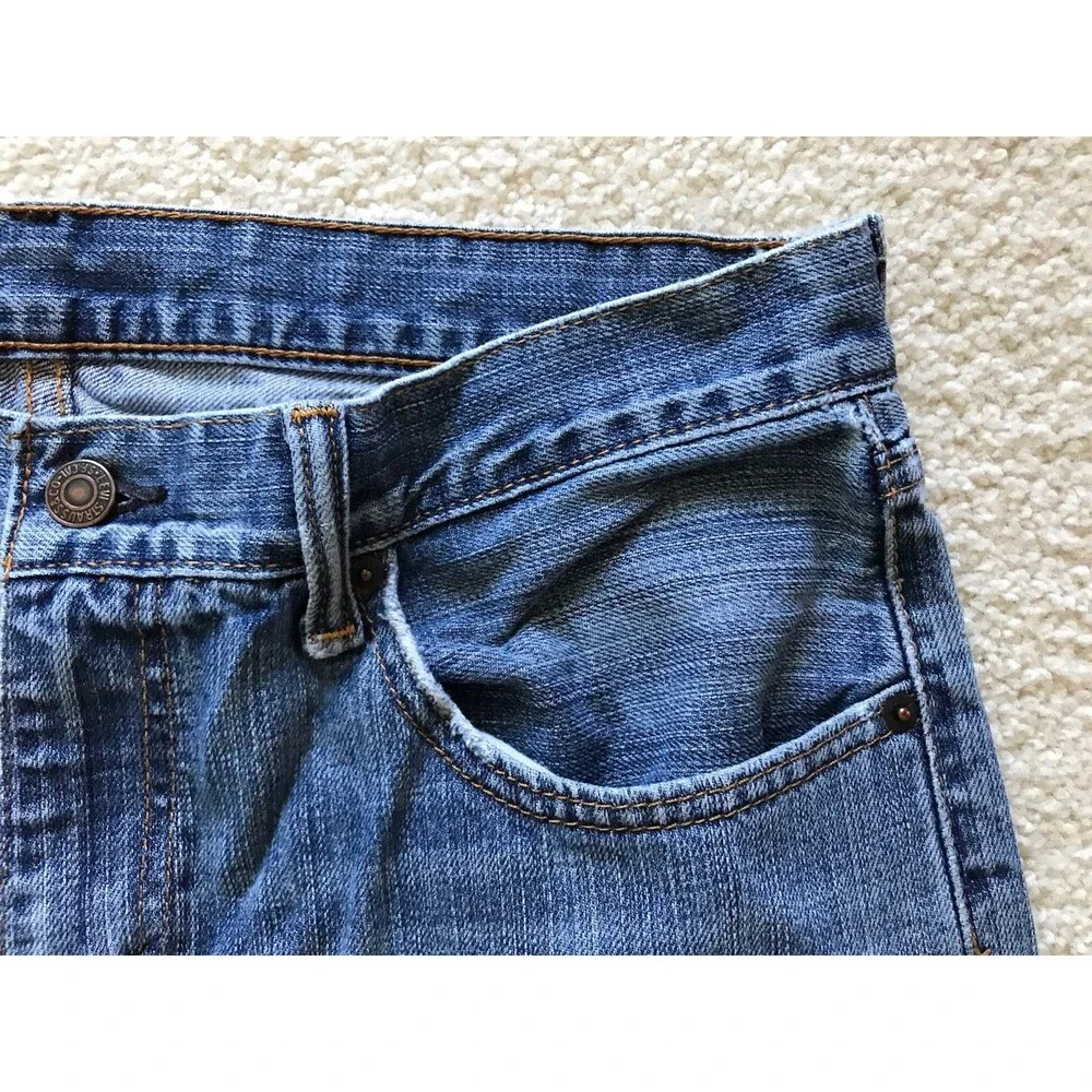 Vintage Levis 559 Jeans Mens 33x30 Blue Relaxed Fit Straight Leg Medium Denim